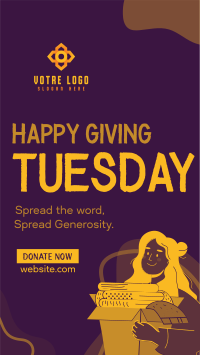 Spread Generosity Facebook story Image Preview