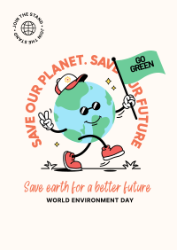 World Environment Day Mascot Flyer Image Preview
