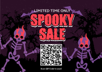 SkeletonFest Sale Postcard Image Preview