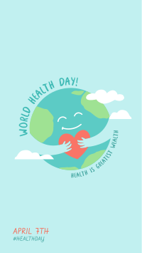 Health Day Earth Facebook story Image Preview