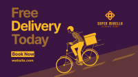 Free Delivery Facebook Event Cover Design