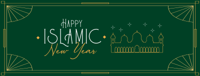 Elegant Islamic Year Facebook cover Image Preview