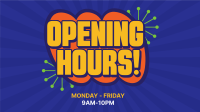 Opening Hours Sticker Facebook Event Cover Image Preview