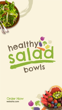 Salad Bowls Special Instagram story Image Preview