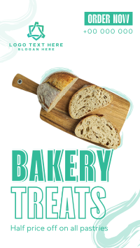 Bakery Treats Instagram reel Image Preview