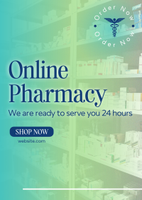 Online Pharmacy Poster Design