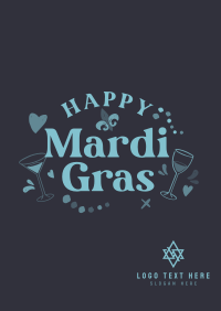 Mardi Gras Toast Poster Image Preview