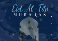 Joyous Eid Al-Fitr Postcard Image Preview