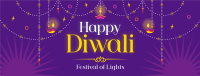 Celebration of Diwali Facebook cover Image Preview