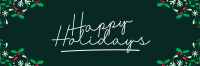 Holiday Wreath Twitter Header Image Preview