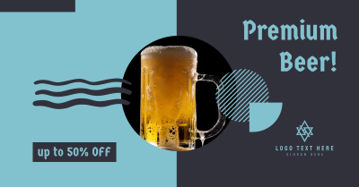 Premium Beer Discount Facebook ad Image Preview