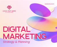 Digital Marketing Plan Facebook Post Design