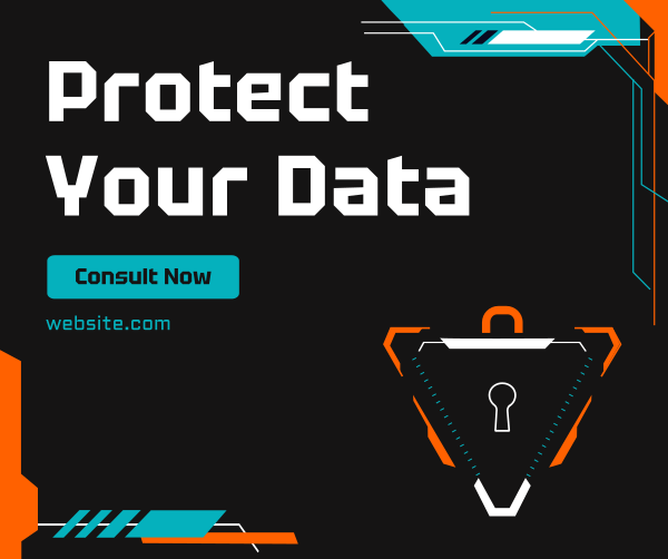 Protect Your Data Facebook Post Design Image Preview