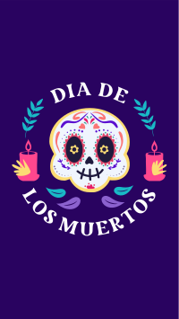 Day of the Dead Badge Facebook story Image Preview
