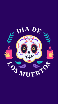 Day of the Dead Badge Facebook Story Image Preview