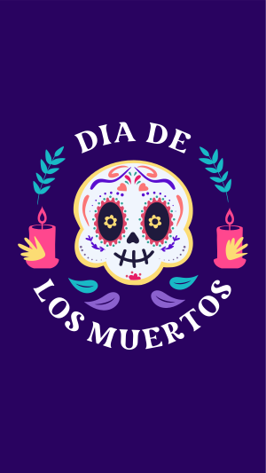 Day of the Dead Badge Facebook story Image Preview