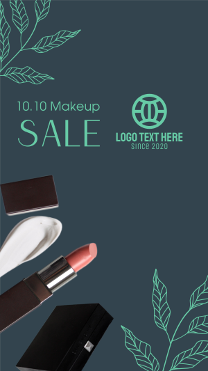 10.10 Makeup Sale  Instagram story