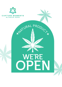 Open Medical Marijuana Poster Image Preview