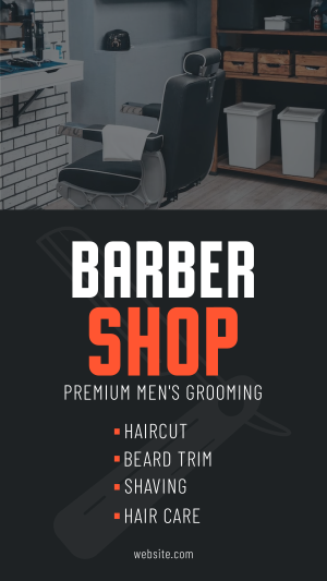 Premium Grooming Facebook story Image Preview