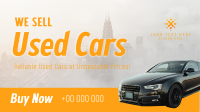 Used Car Sale Facebook event cover Image Preview
