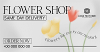 Flower Shop Delivery Facebook Ad Design