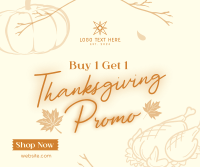 Thanksgiving Buy 1 Get 1 Facebook post Image Preview
