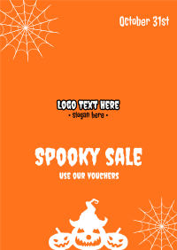 Halloween Spooky Sale  Poster Image Preview