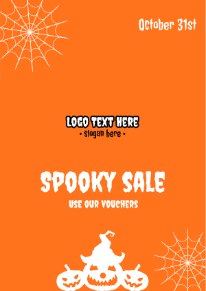 Halloween Spooky Sale  Poster Image Preview
