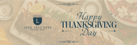 Thanksgiving Feast Twitter Header Design