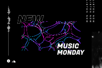 New Music Monday Pinterest Cover Design