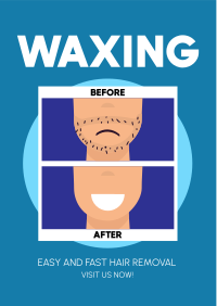Waxing Treatment Flyer Design