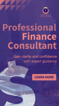 Professional Finance Consultant Instagram story Image Preview