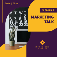 Online Marketing Webinar Instagram Post Design