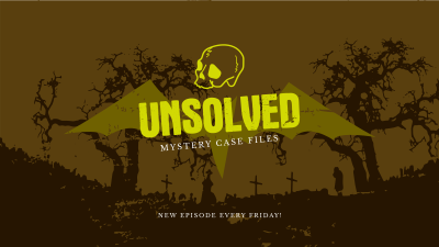 Unsolved Mysteries YouTube cover (channel art) Image Preview