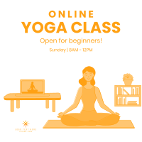 Online Yoga Instagram post Image Preview