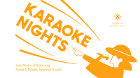 Karaoke Groove Facebook Event Cover Design