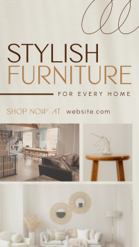 Stylish Furniture Store Facebook Story Preview