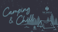 Camping Adventure Outdoor Facebook Event Cover Design
