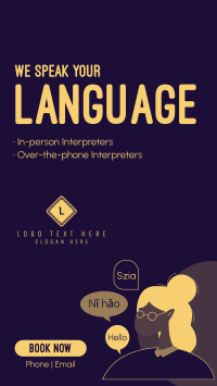 We Speak Your Language Instagram Reel Design