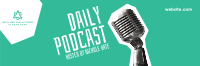 Daily Podcast Cutouts Twitter Header Image Preview