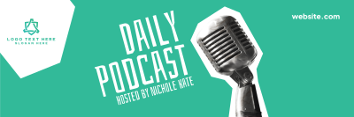 Daily Podcast Cutouts Twitter header (cover) Image Preview