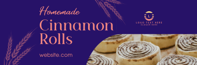 Homemade Cinnamon Rolls Twitter header (cover) Image Preview