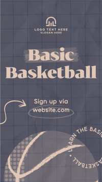 Retro Basketball Facebook story Image Preview