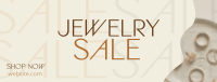 Organic Minimalist Jewelry Sale Facebook Cover Design