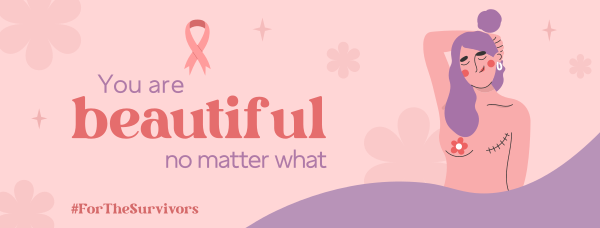 You Are Beautiful Facebook Cover Design Image Preview