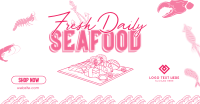 Fun Seafood Restaurant Facebook ad Image Preview