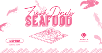 Fun Seafood Restaurant Facebook Ad Image Preview