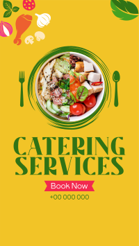 Catering Food Variety TikTok Video Design