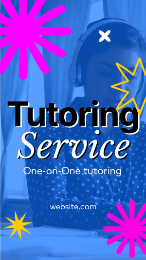 Tutoring Service Instagram story Image Preview
