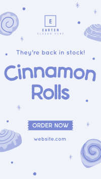 Quirky Cinnamon Rolls TikTok video Image Preview